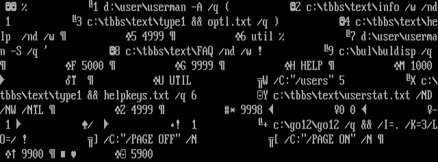 ANSI art: MENU1000.CTL